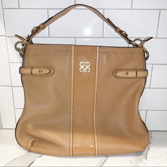 Coach Tan Colette Hobo 16457 Rare Leather Bag - Picture 1 of 9